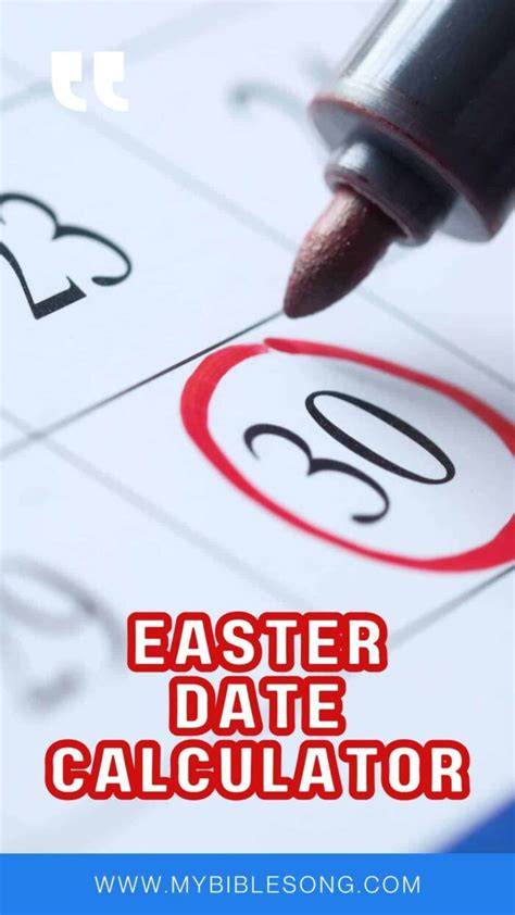 Easter Date Calculator