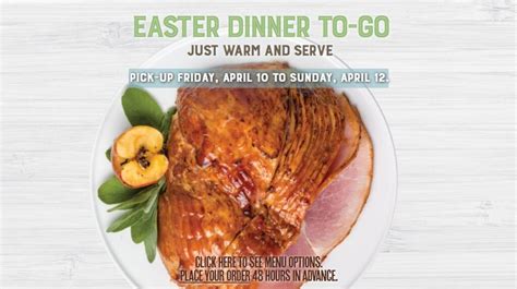 Easter Dinner Pick Up