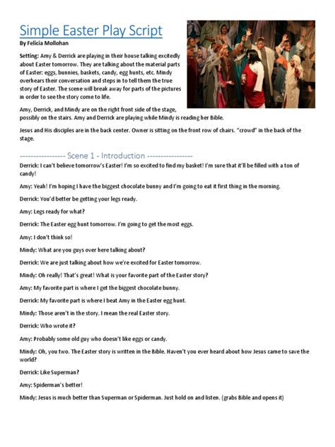 Easter Drama Scripts