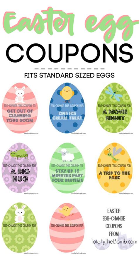 Easter Egg Coupons
