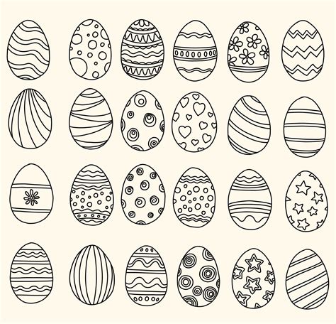 Easter Egg Drawing Designs