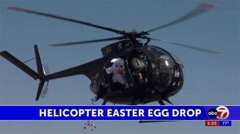 Easter Egg Drop From Helicopter