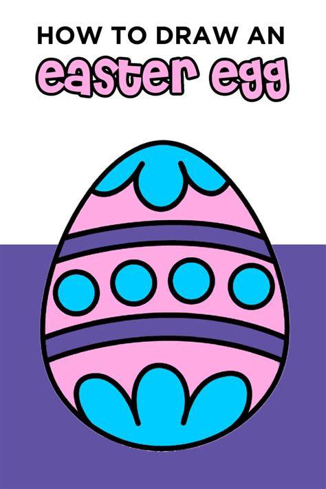 Easter Egg Easy Drawing