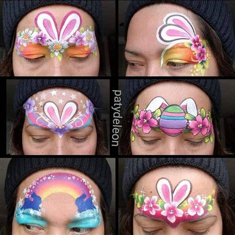 Easter Egg Face Paint