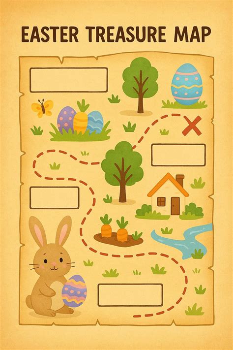 Easter Egg Hunt Map