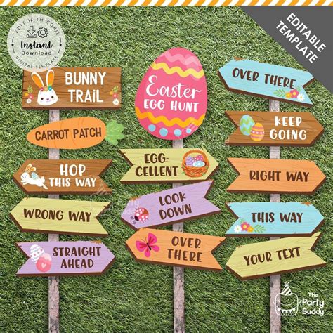 Easter Egg Hunt Signage
