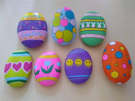 Easter Egg Painted Rocks