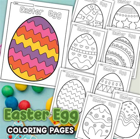 Easter Egg Pictures To Color