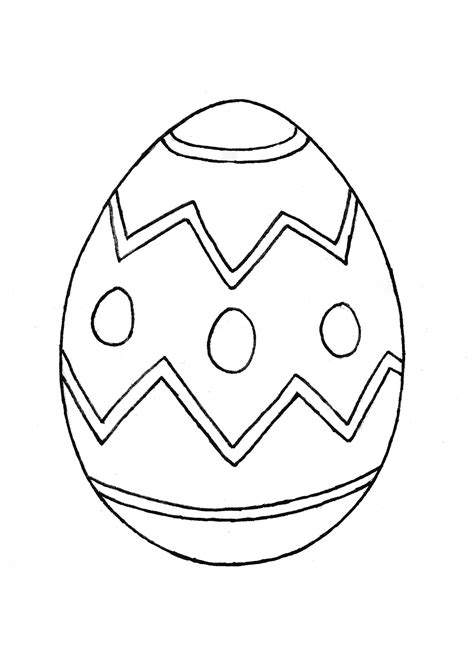 Easter Egg Stencil Printable