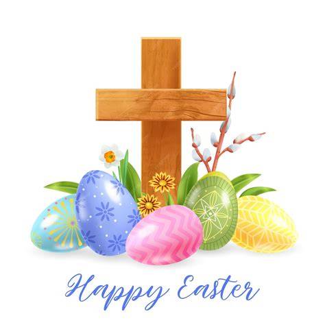 Easter Egg With Cross