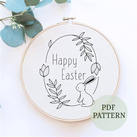 Easter Embroidery Design