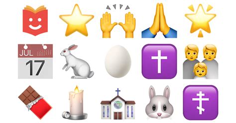 Easter Emojis Religious