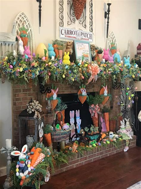 Easter Fireplace Decorations