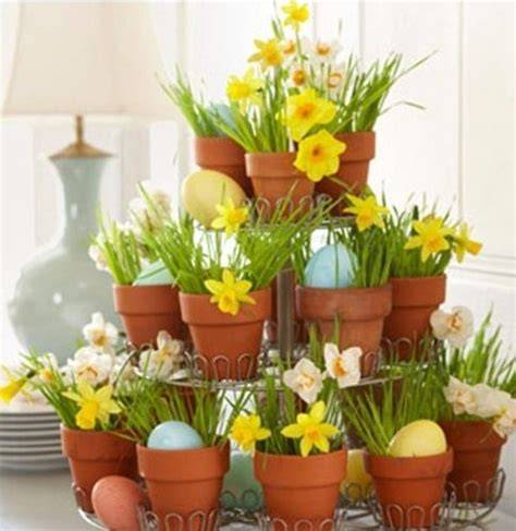 Easter Flower Pots