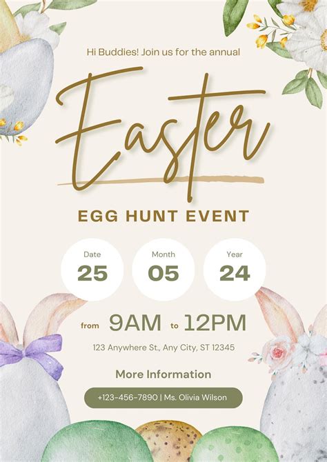 Easter Flyer Background