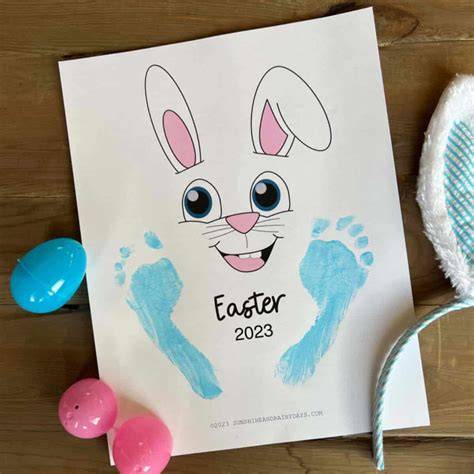 Easter Footprint Craft