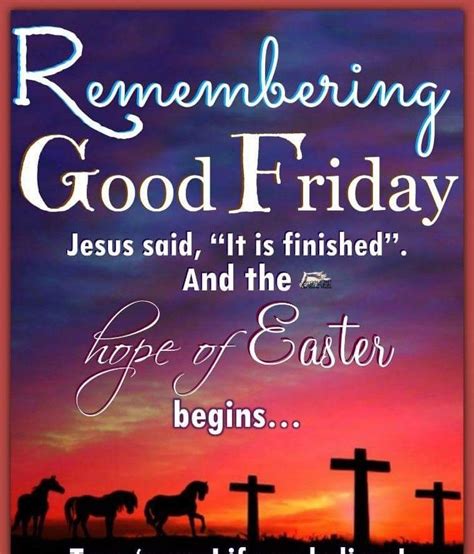 Easter Friday Message