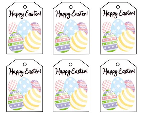 Easter Gift Tags Printable