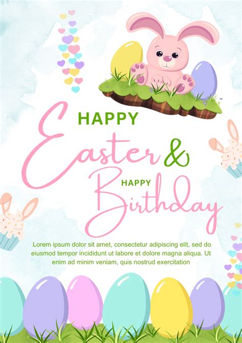 Easter Happy Birthday