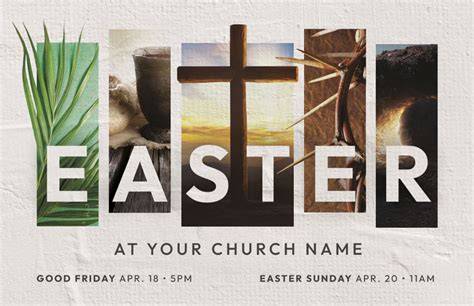 Easter Invitations Church