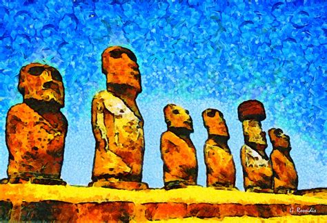 Easter Island Artwork