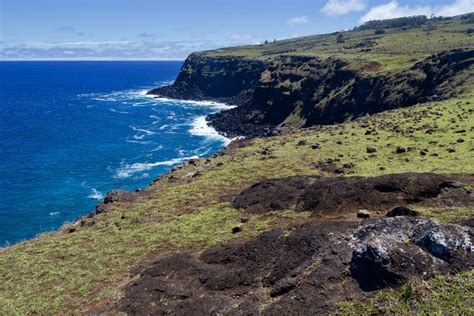 Easter Island coastline