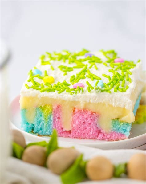Easter Jello Poke Cake Recipe