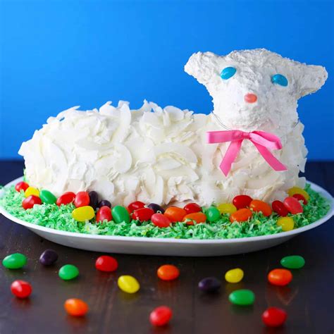Easter Lamb Mold Cake