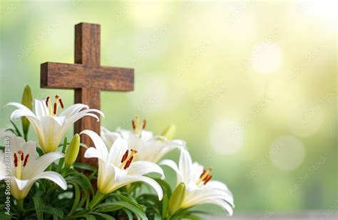 Easter Lily Cross