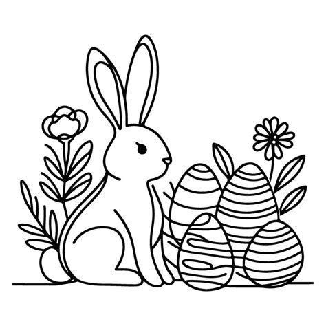 Easter Line Art