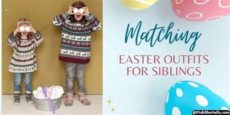 Easter Matching Outfits For Siblings