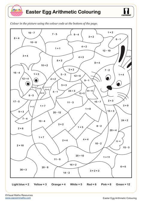 Easter Math Sheets