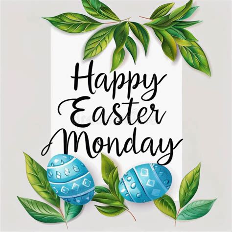 Easter Monday with Colorful Eggs