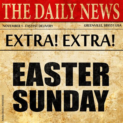 Easter Newspaper