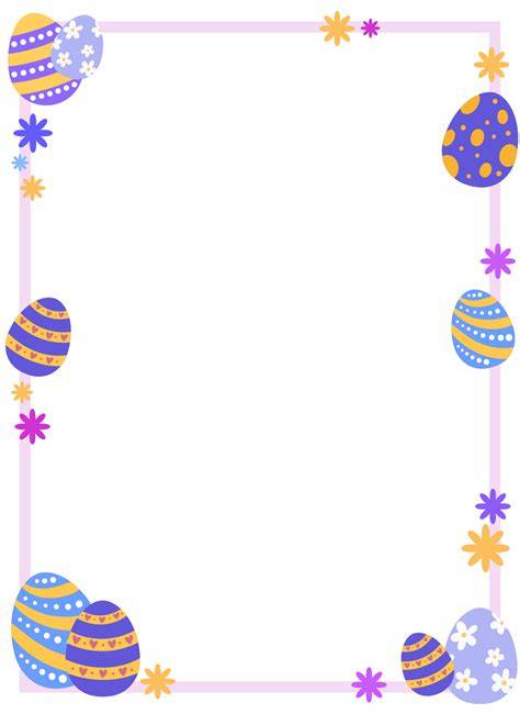 Easter Page Borders