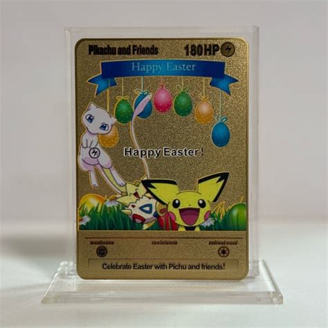 Easter Pikachu Card