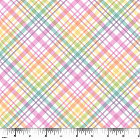 Easter Plaid Fabric
