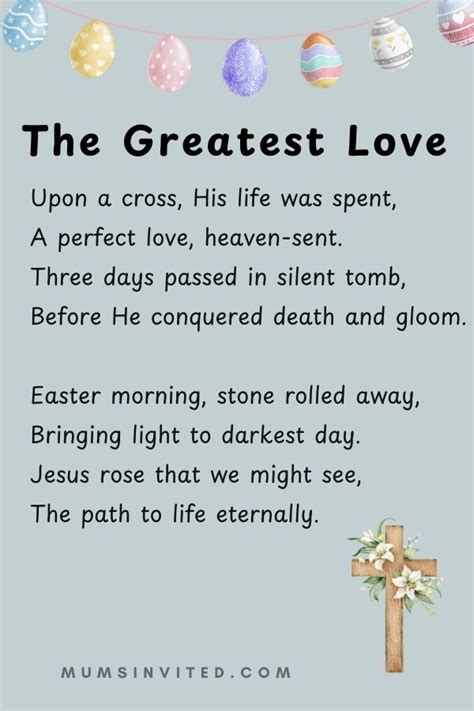 Easter Poem About Jesus