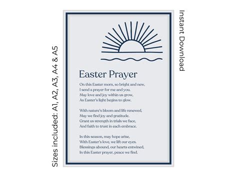 Easter Prayer Cards