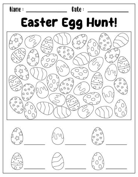 Easter Print Activities