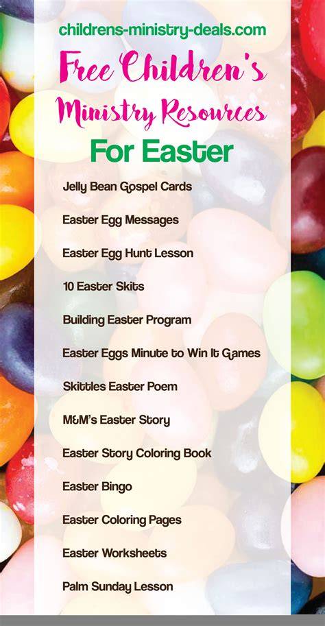 Easter Program Ideas For Youth