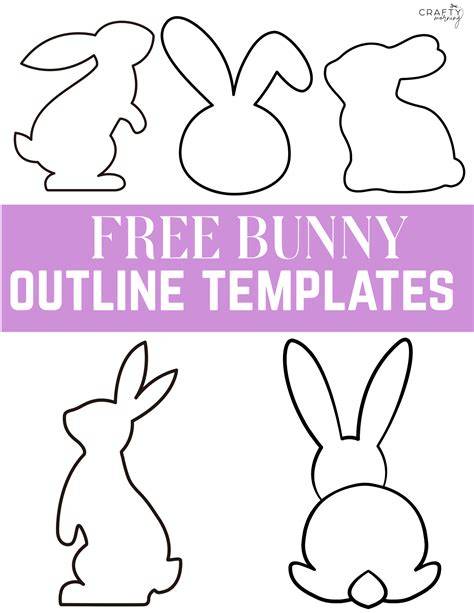 Easter Rabbit Cut Outs