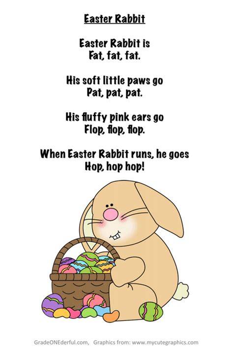 Easter Rabbit Poem