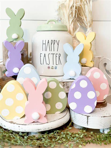 Easter Rabbits Decor