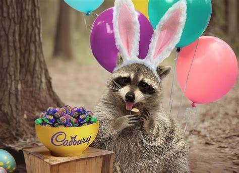 Easter Raccoon