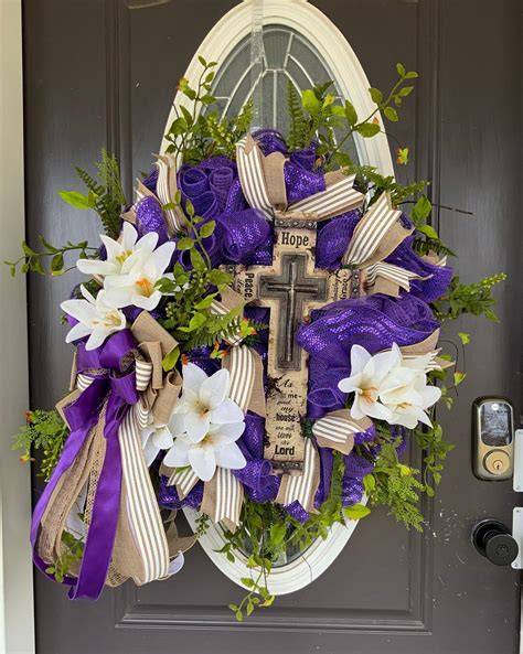 Easter Religious Wreath