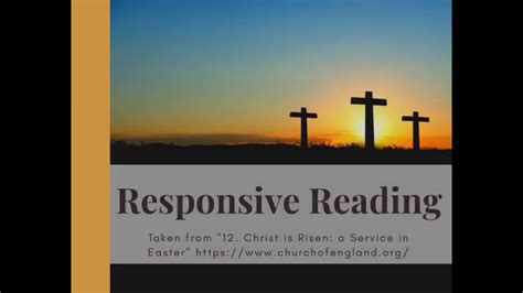 Easter Responsive Reading