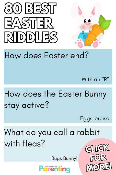 Easter Riddles With Answers