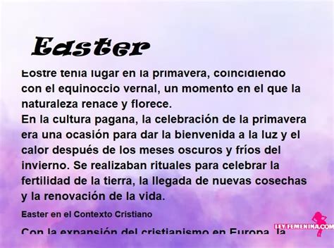 Easter Significado