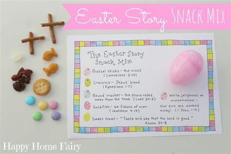 Easter Snack Mix Printable